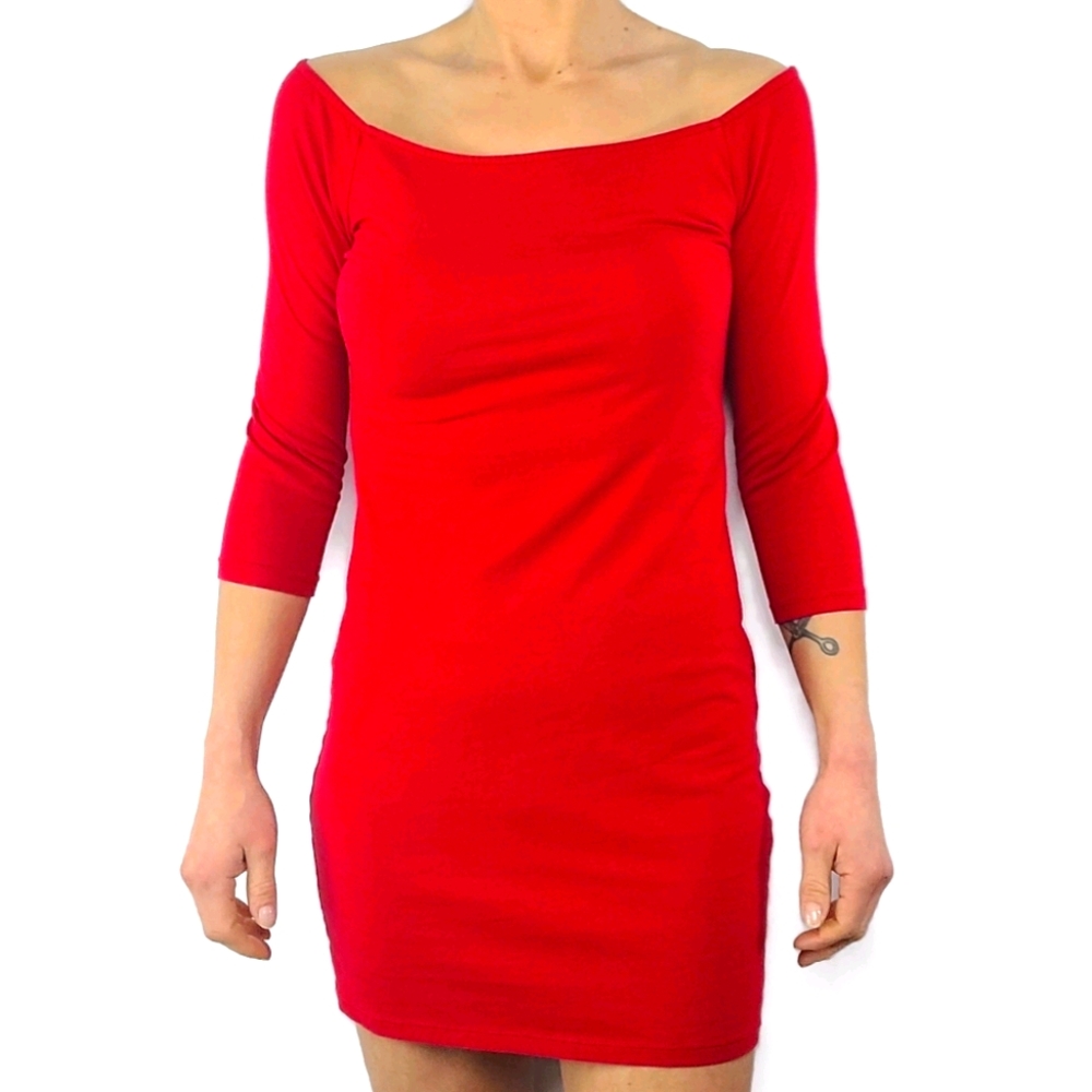 Forever 21 Shift Dress Size Large Red